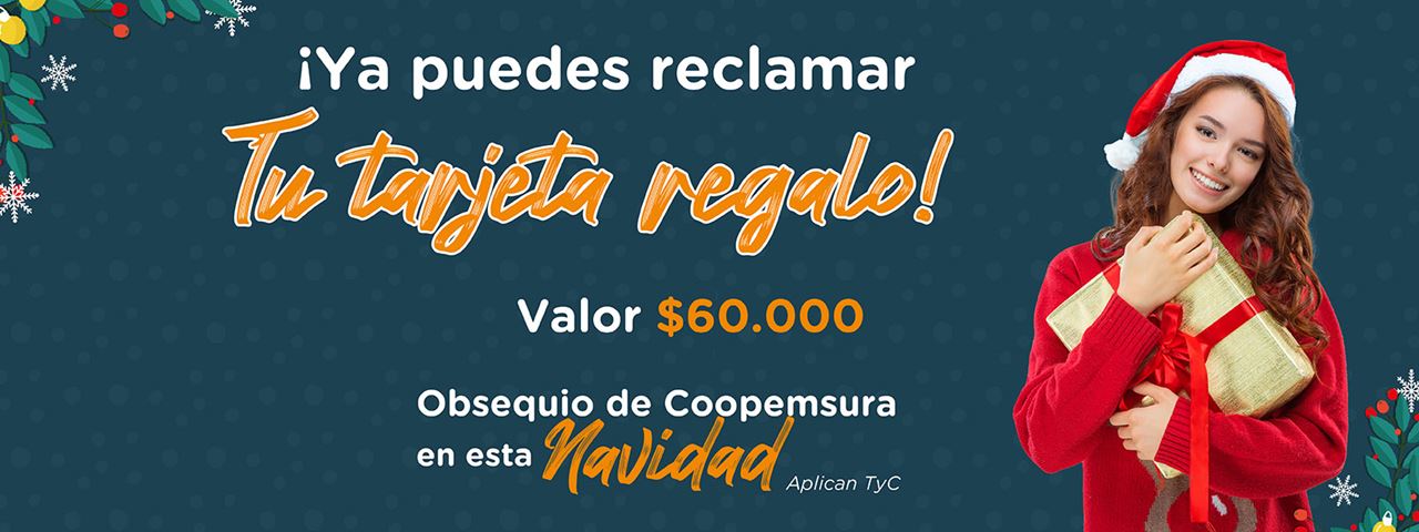 Tarjeta regalo para nuestros asociados